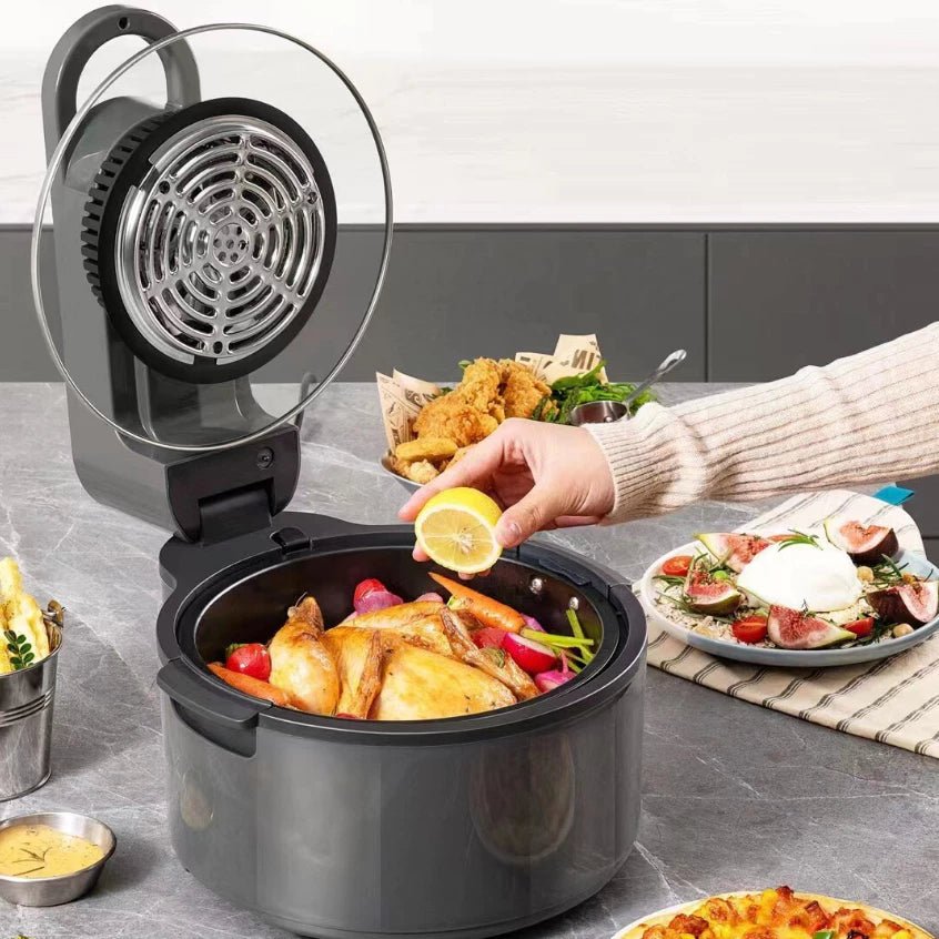 Premium Multifunctional Air Fryer with Glass Lid