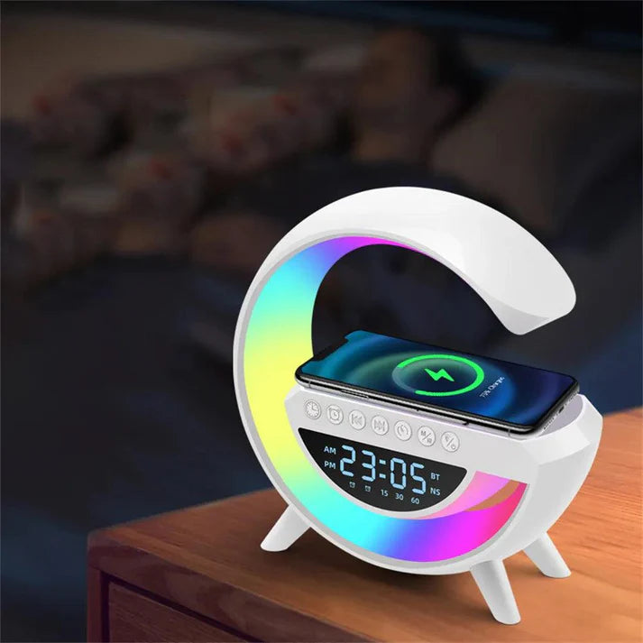 G Google RGB LED Bluetooth Speaker and Wireless Charger