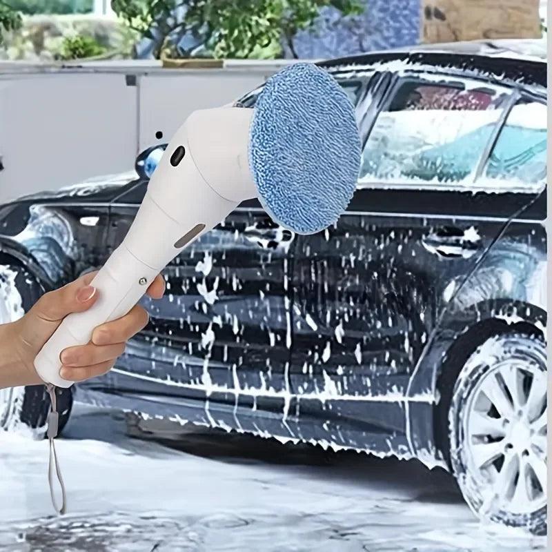 7-in-1 Rechargeable Rotating Electric Mop, Dual Voltage