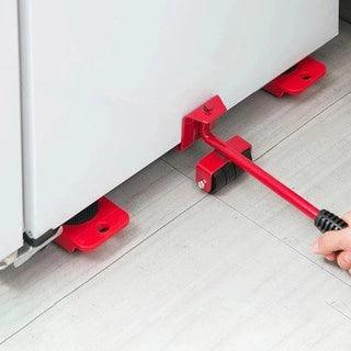 Furniture mover kit with wheels