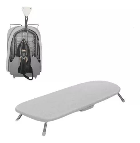Foldable, Compact and Portable Ironing Board with Handy Stand